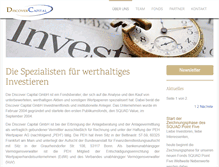 Tablet Screenshot of discover-capital.de